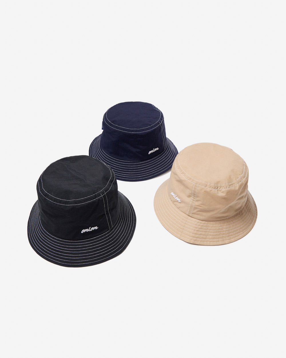 Nylon Bucket Hat - Cream