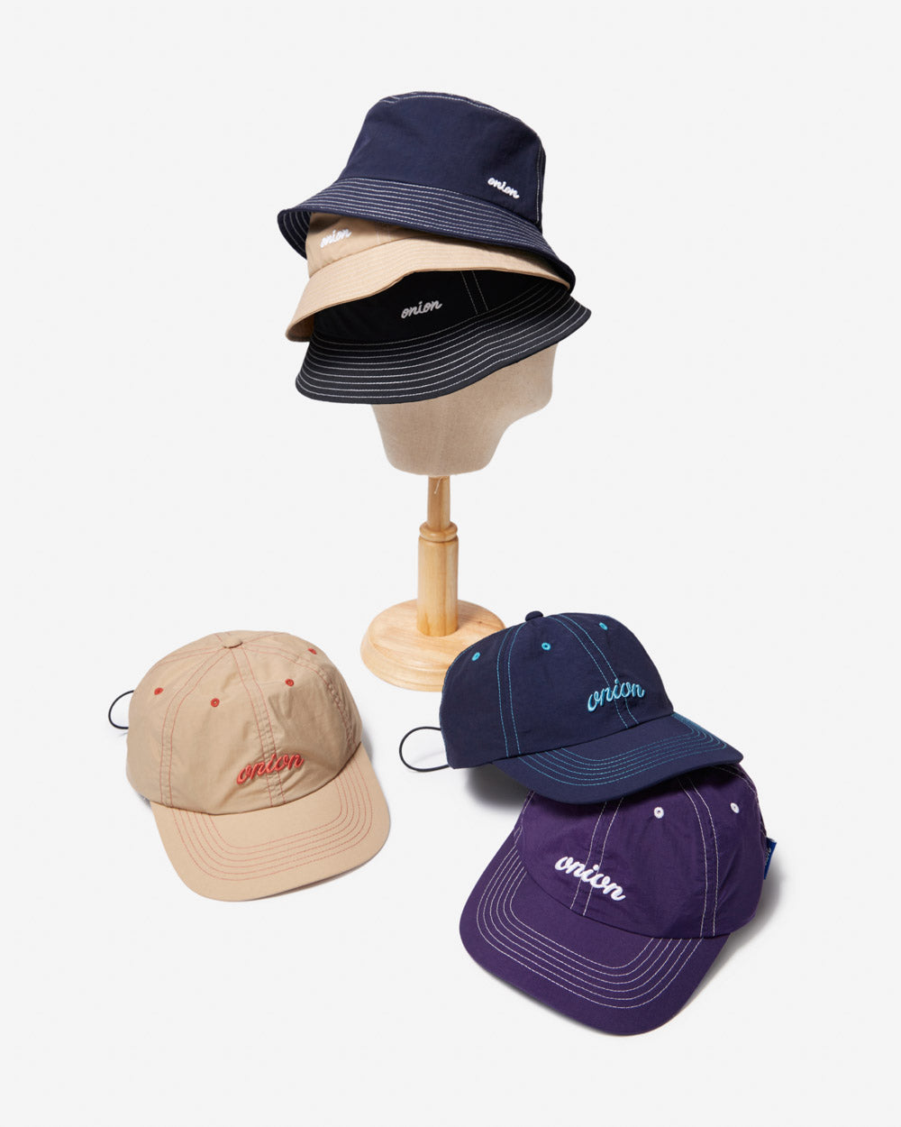 Onion Collection - Nylon Bucket Hat - Black – onionbkk.com / Onion