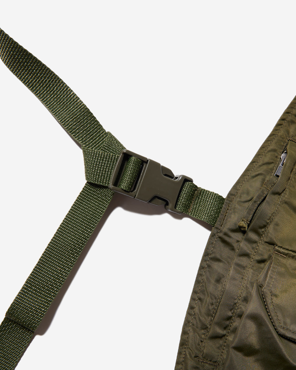 Shoulder Vest - Olive Nylon Ripstop