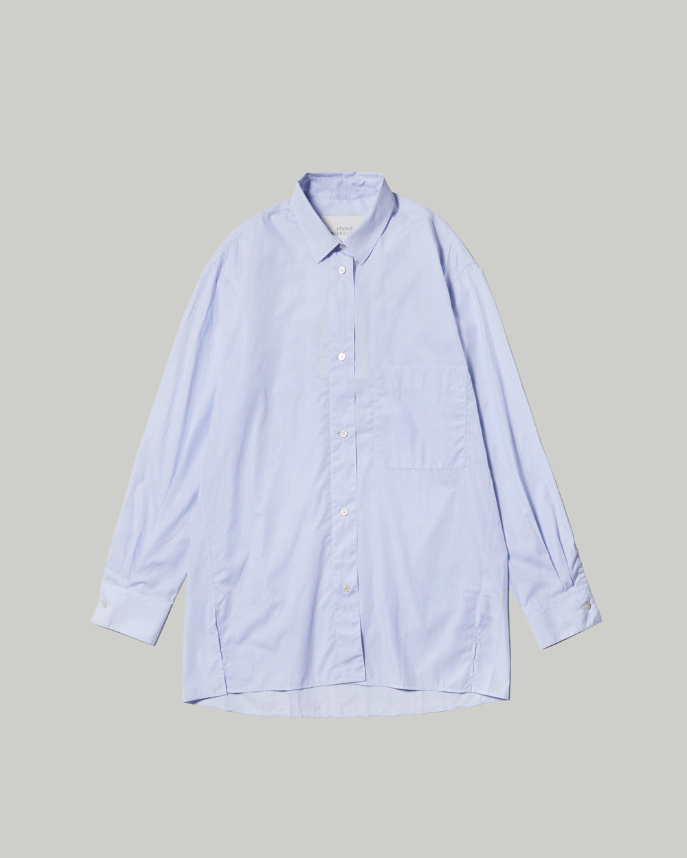 Wirth - Classic Straight Shirt - Blue Stripe