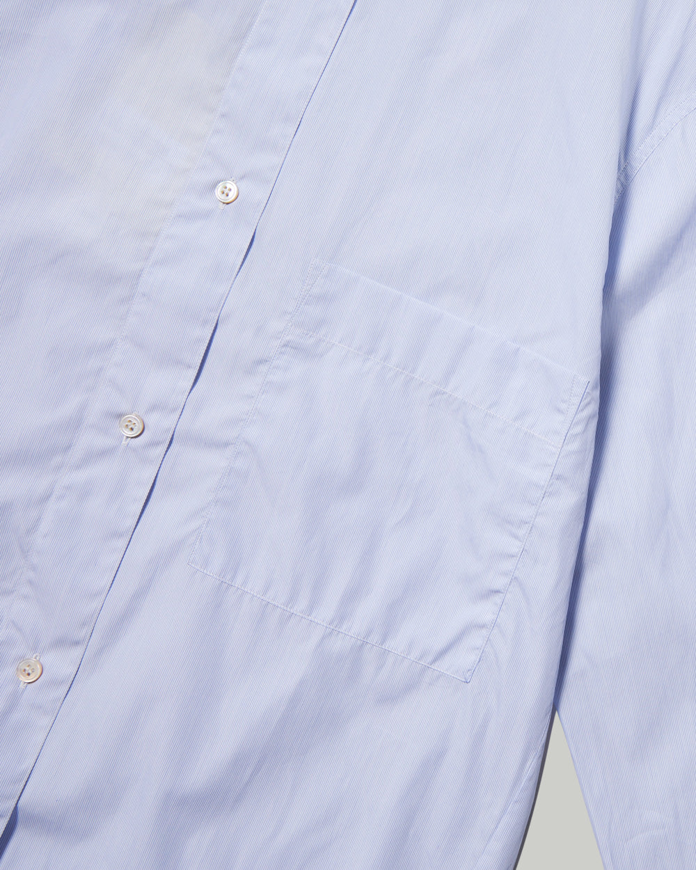 Wirth - Classic Straight Shirt - Blue Stripe