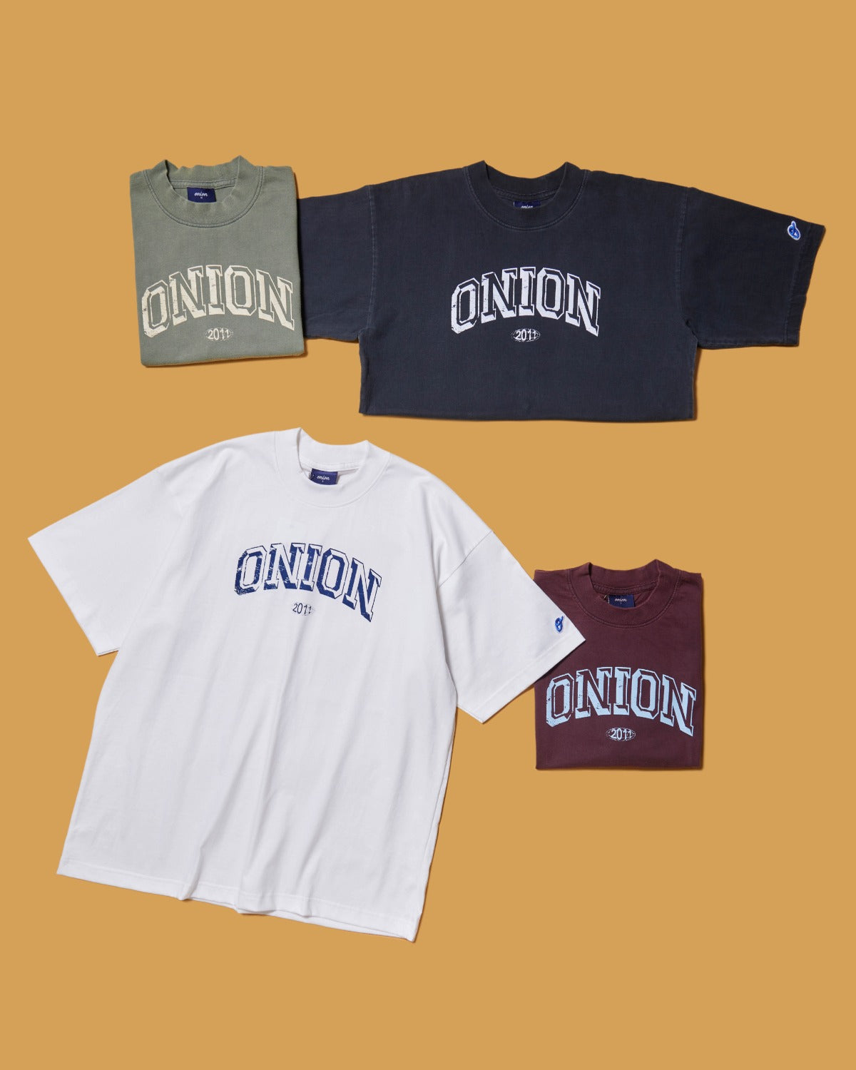 Onion University Cracked Prints - Olive