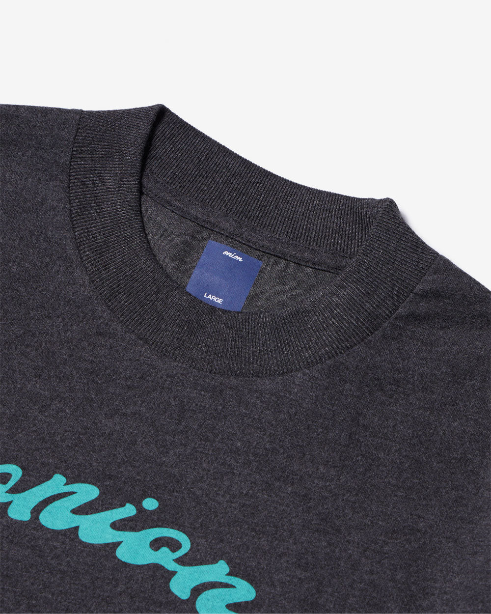 Twisted Logo Top Dyed T-Shirt - Charcoal /Olympic Blue