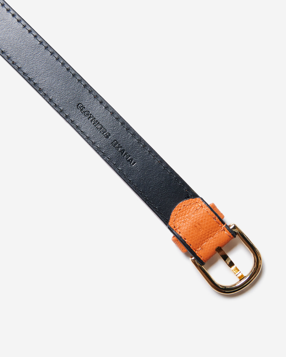 Slim Belt Full Grain - Orange