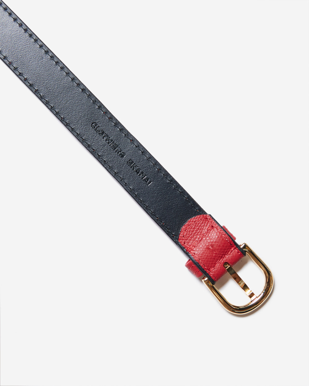 Slim Belt Full Grain - Cherry