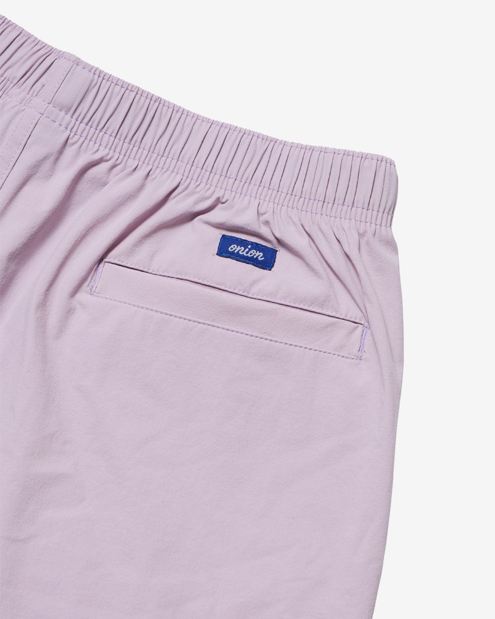 Nylon Belted Fatigue Shorts - Lilac