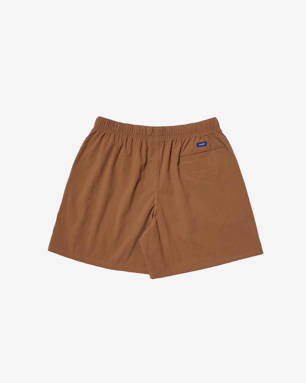 Nylon Belted Fatigue Shorts - Khaki