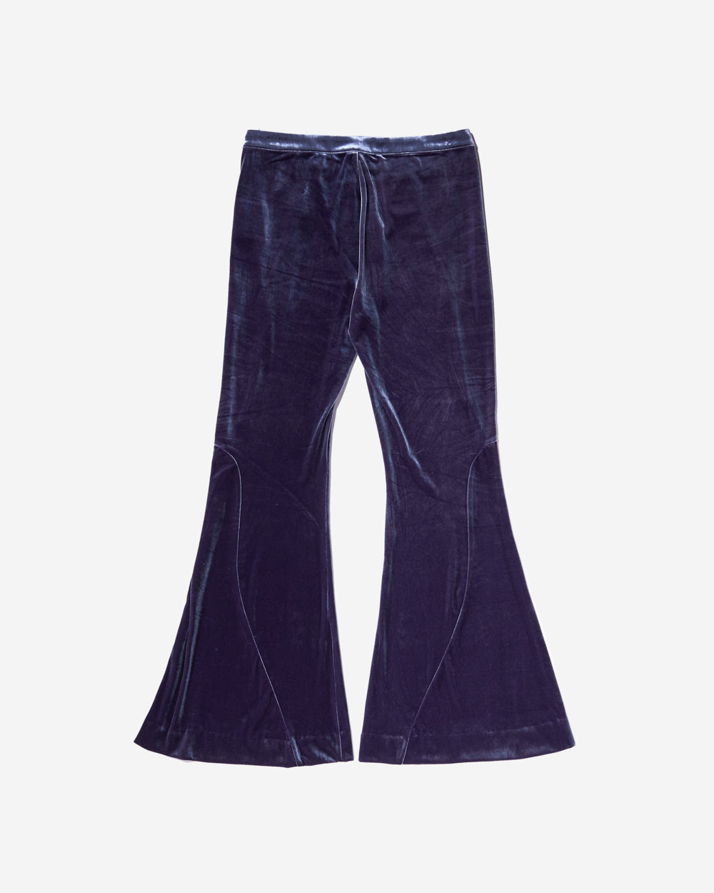 Moving Surfaces Flare Trousers - Purple Haze