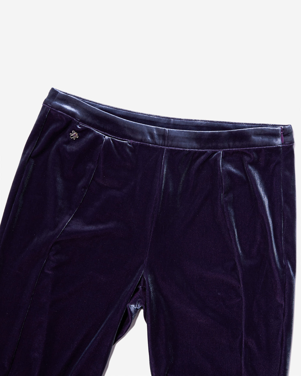 Moving Surfaces Flare Trousers - Purple Haze