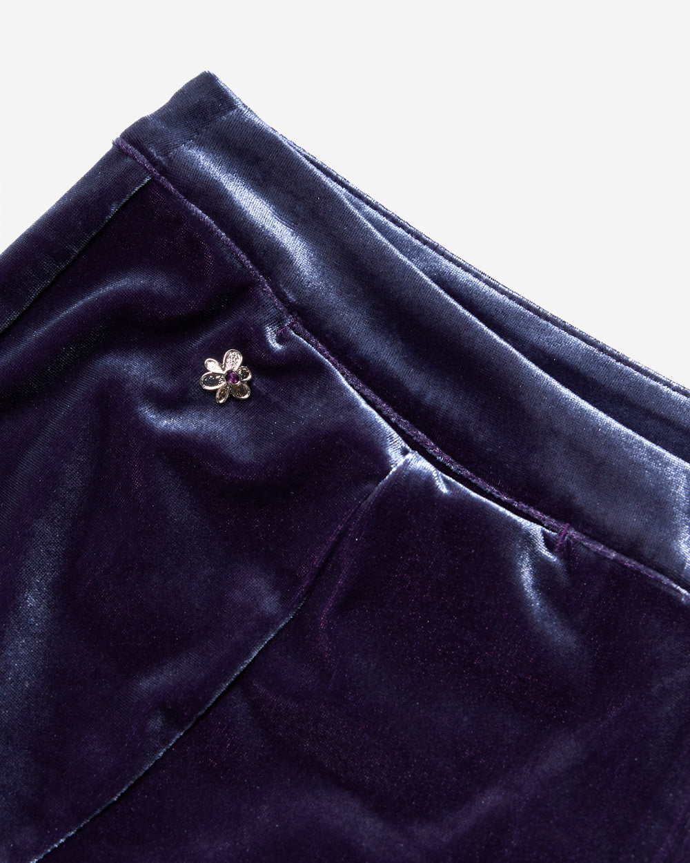 Moving Surfaces Flare Trousers - Purple Haze