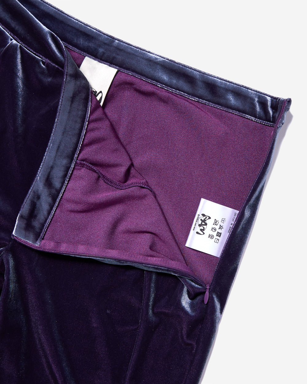 Moving Surfaces Flare Trousers - Purple Haze