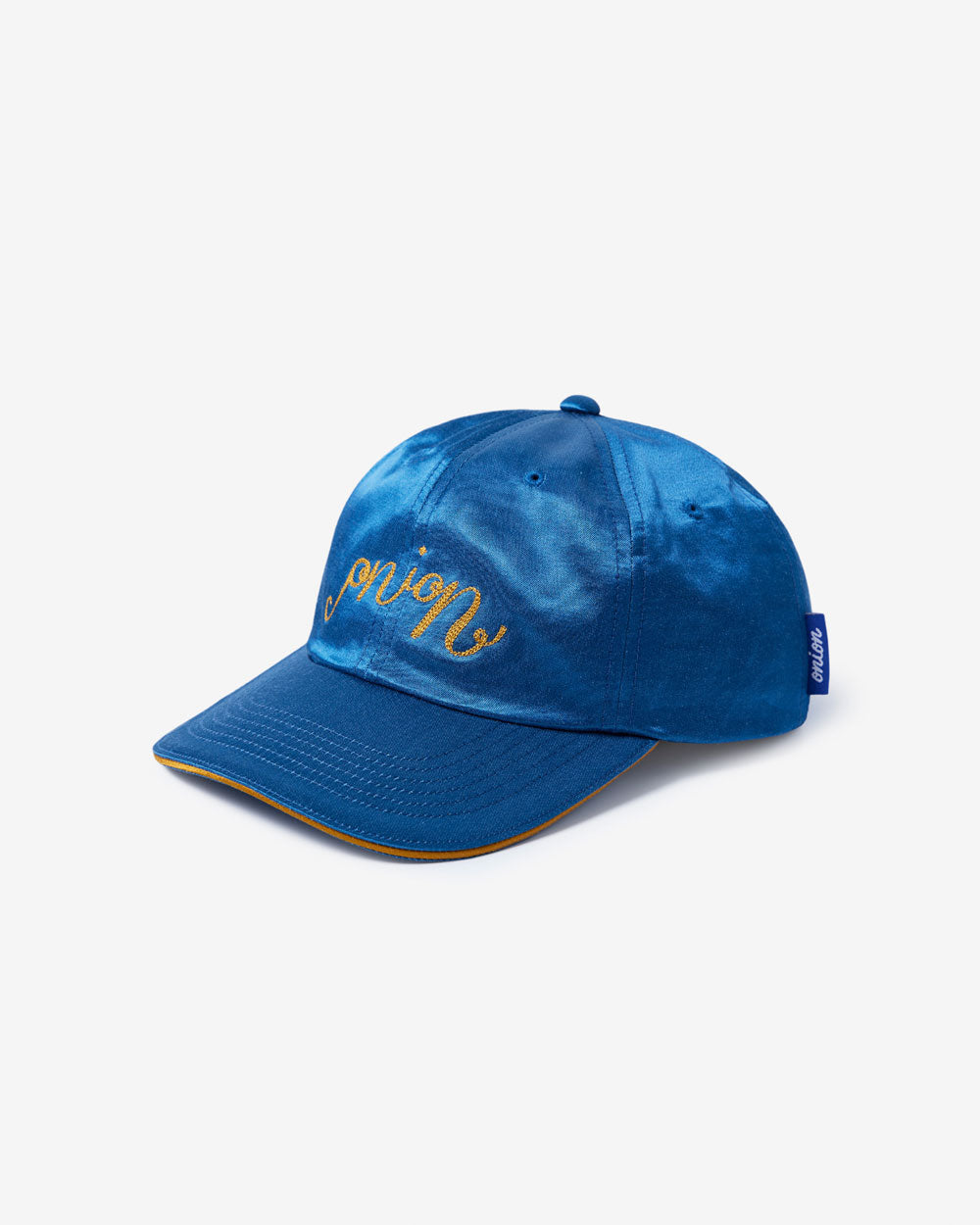 Chain Stitched Rayon Cap -Deep Ocean Blue