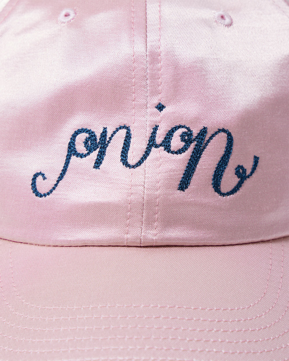 Chain Stitched Rayon Cap - Rosé