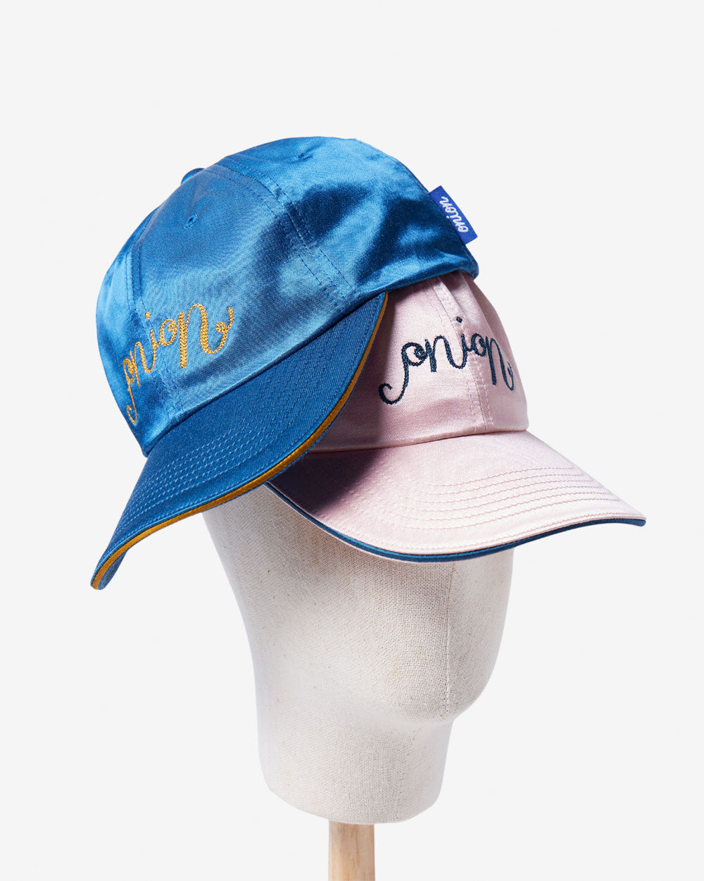 Chain Stitched Rayon Cap -Deep Ocean Blue