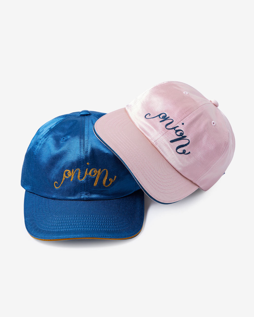 Chain Stitched Rayon Cap -Deep Ocean Blue