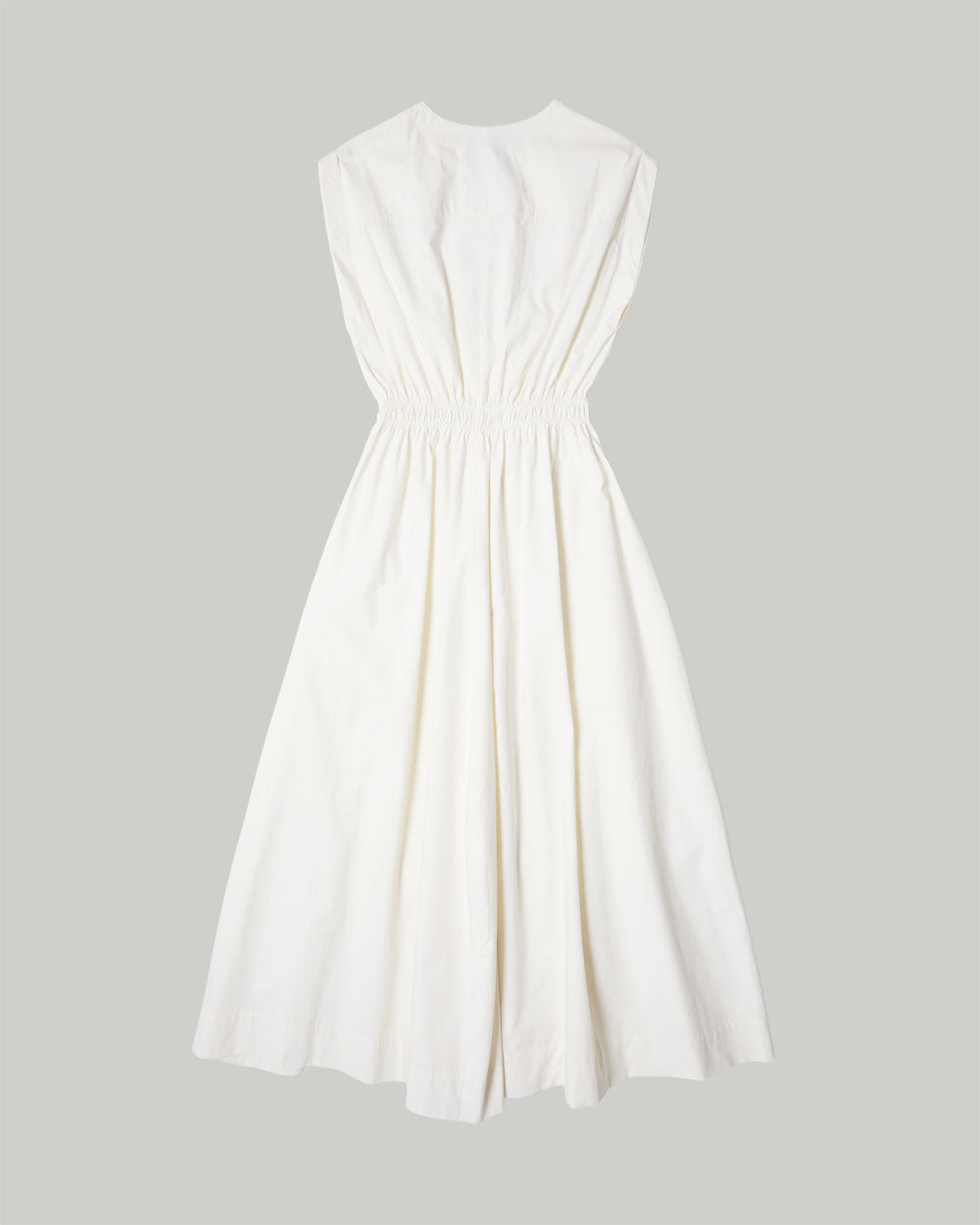 Katrine - Ruched Waist Dress -Parchment