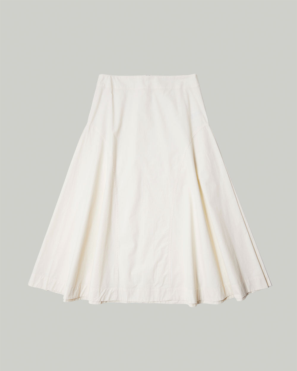 Centro - Side Peplum Skirt - Parchment