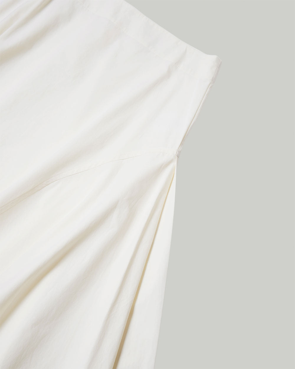 Centro - Side Peplum Skirt - Parchment