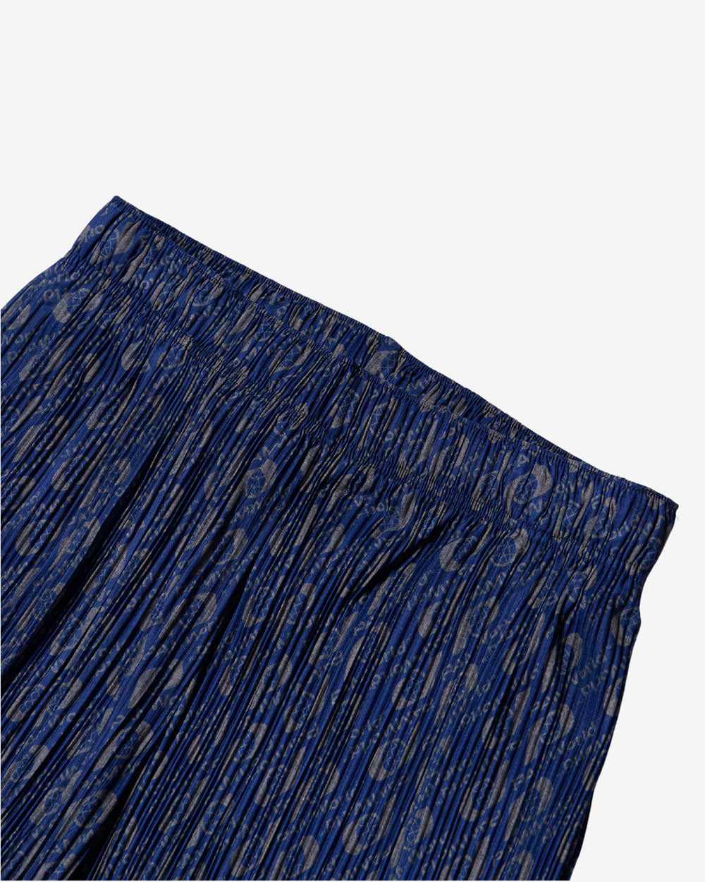 Monogram Pleated Pants - Deep Indigo