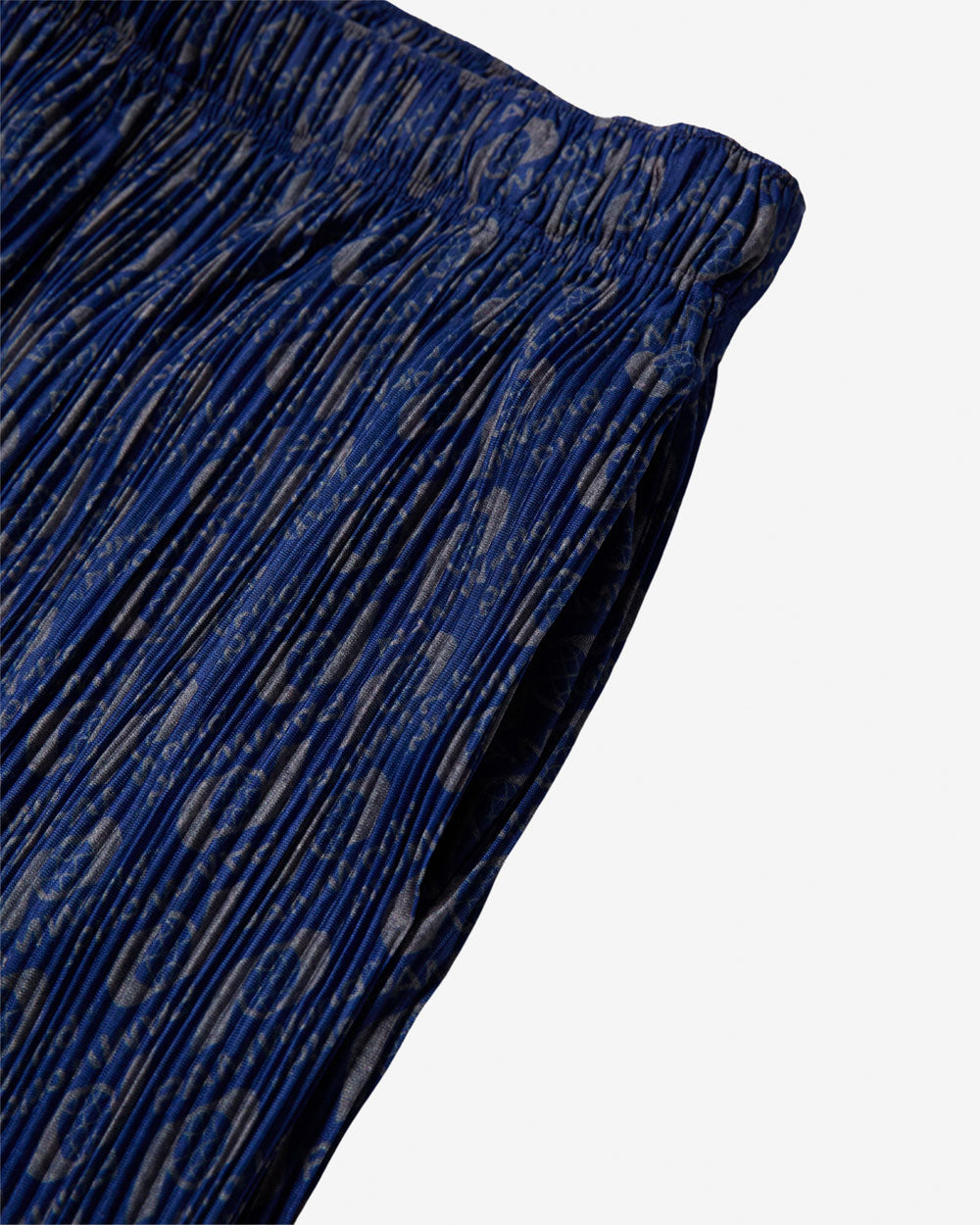 Monogram Pleated Pants - Deep Indigo