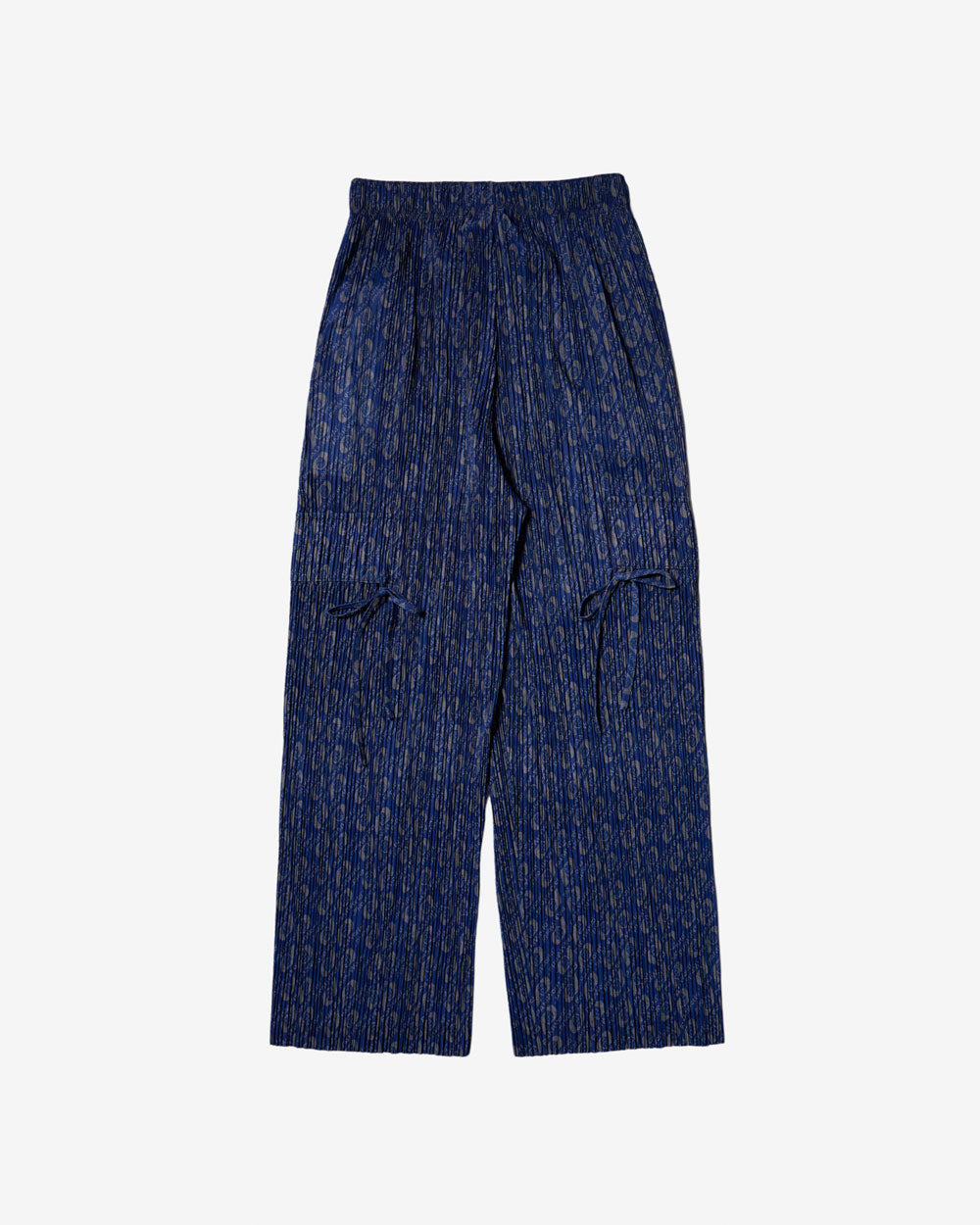 Monogram Pleated Pants - Deep Indigo