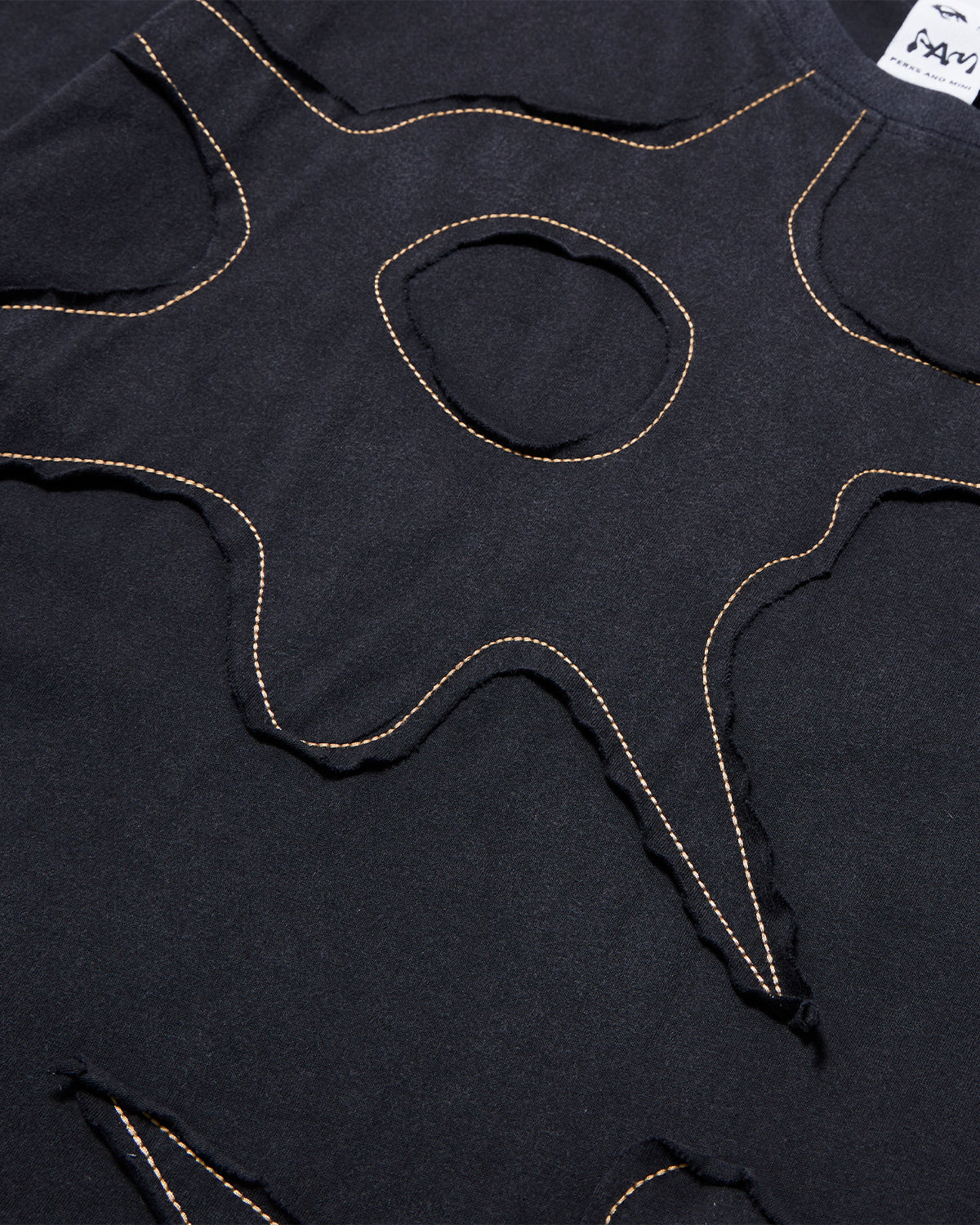 A Stitch In Time Specialty SS Top - Black Wash