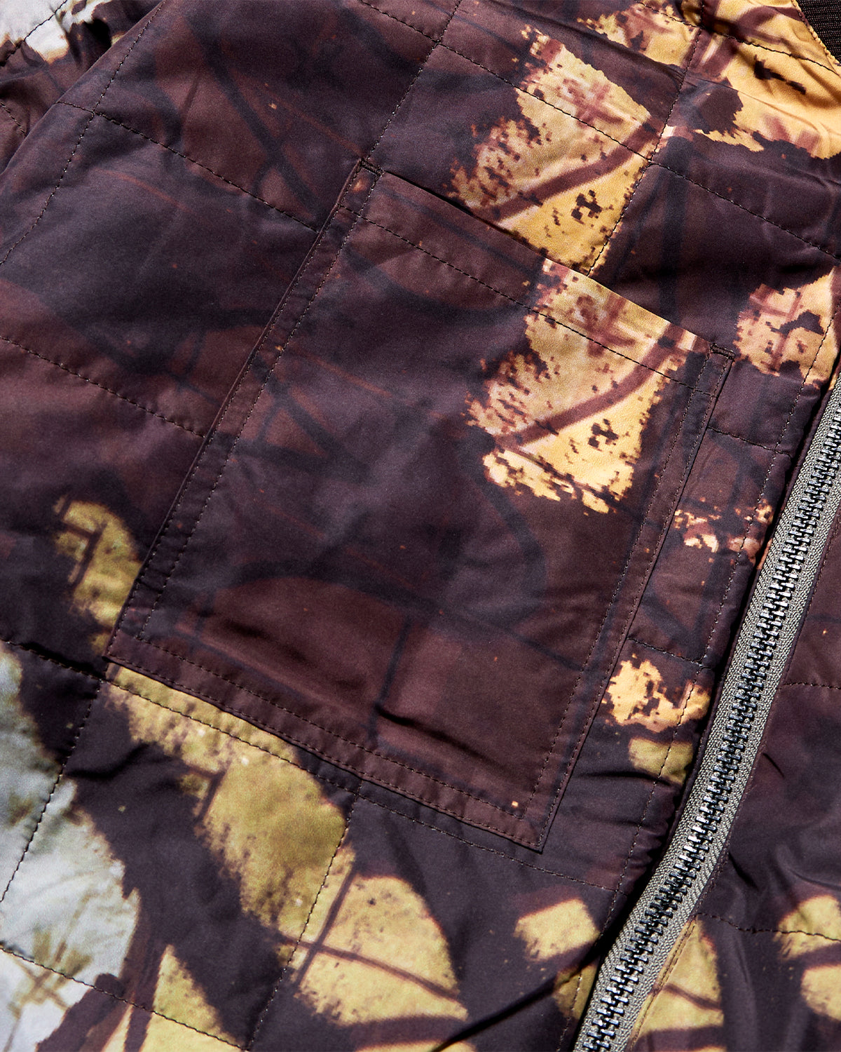Adorned Reversible Bomber Jacket - Drabs