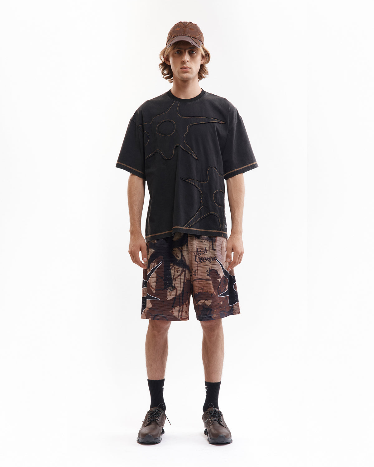 Alien Butterfly Tonal Baseball Cap - Brown