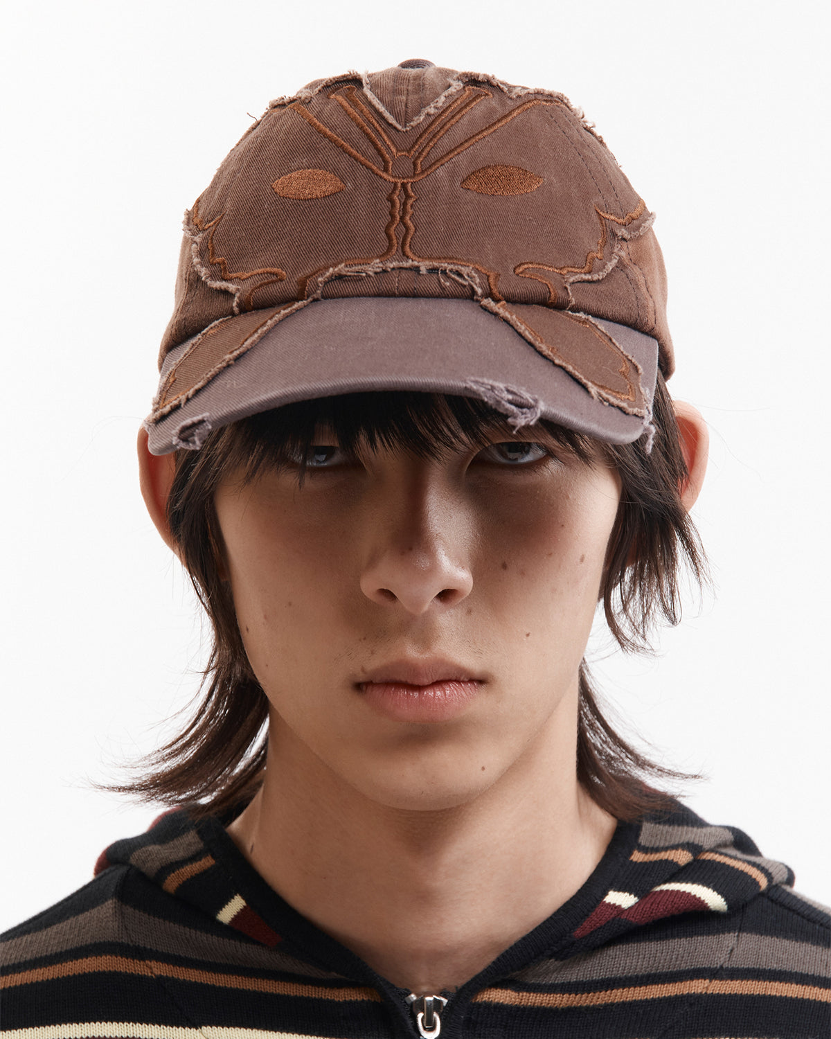 Alien Butterfly Tonal Baseball Cap - Brown