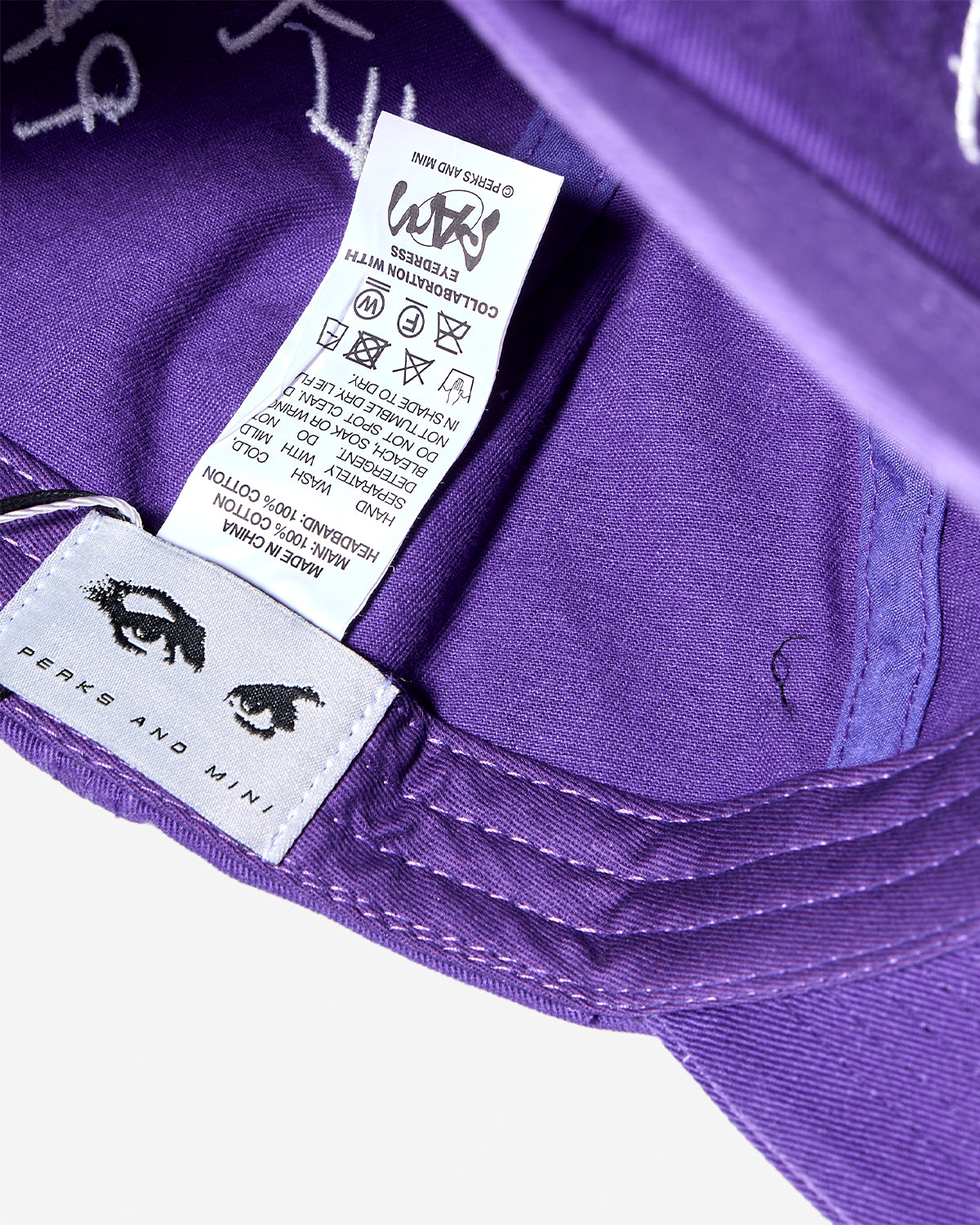 Boaty Draws Pam And Eyedress Cap - Purple