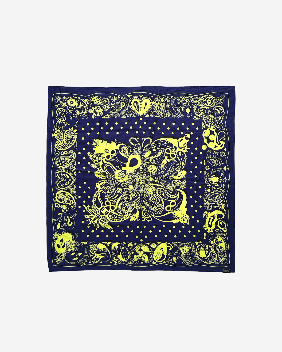 Coco Star Ghosts Bandana - Blue