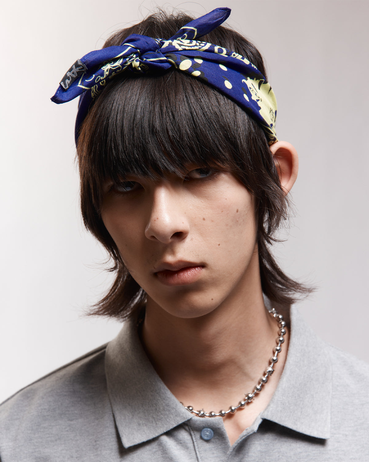Coco Star Ghosts Bandana - Blue