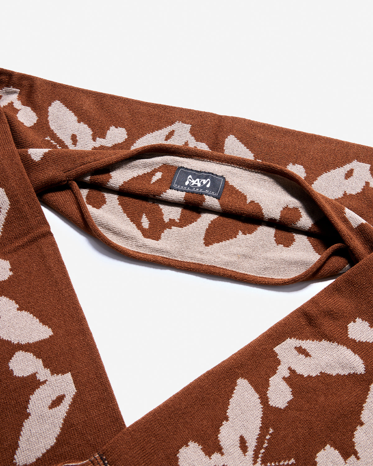 Kaleidoscope Bonnet Scarf - Brown