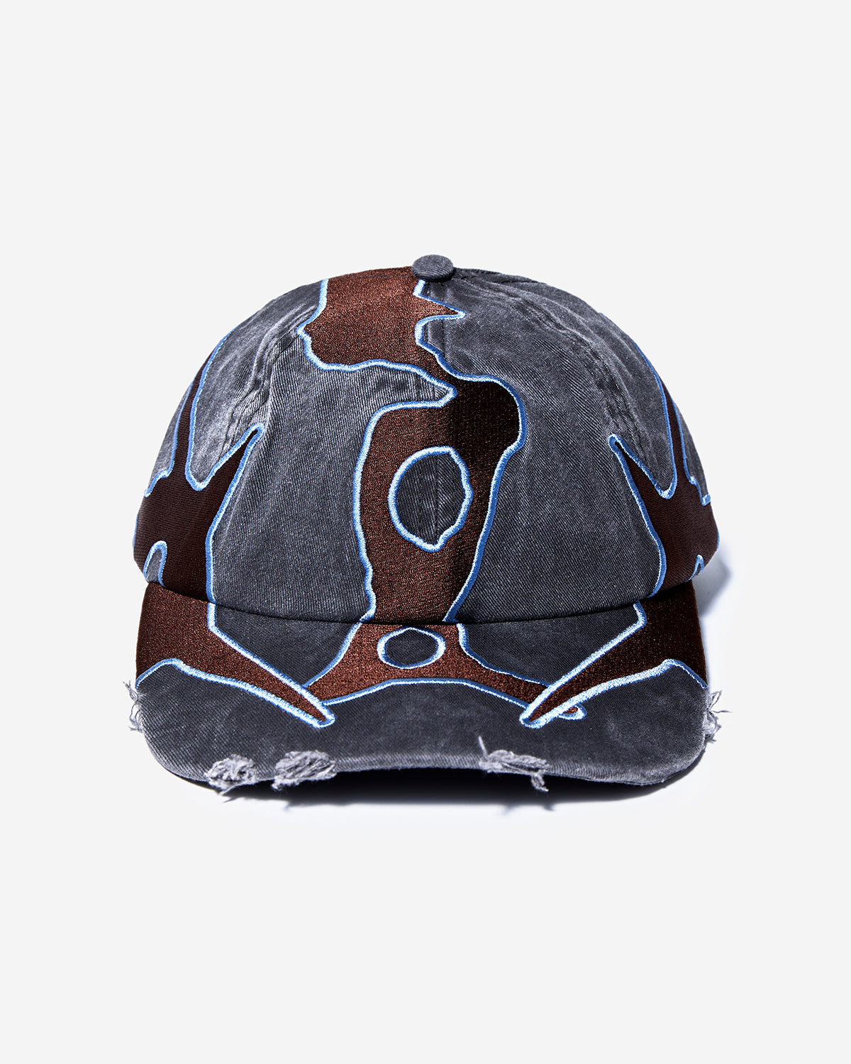 Outline Logo Cap - Black Wash