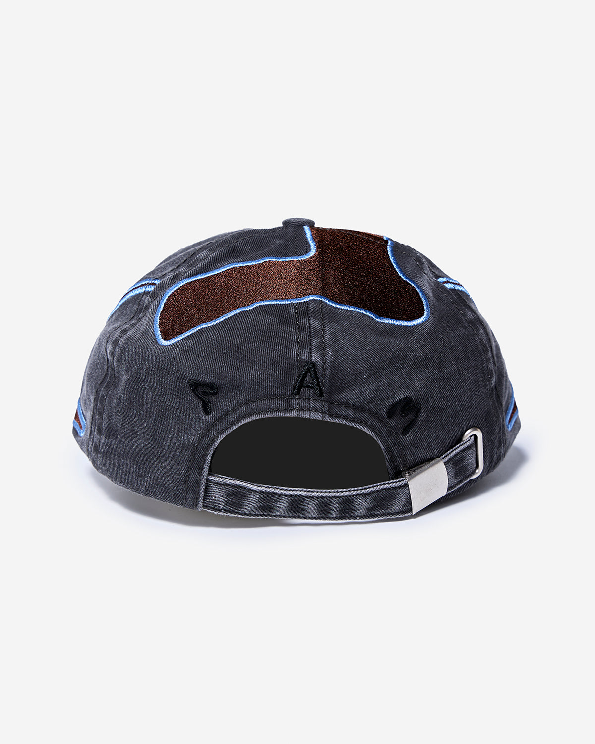 Outline Logo Cap - Black Wash