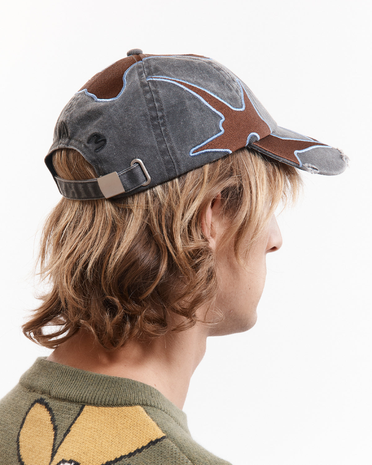 Outline Logo Cap - Black Wash