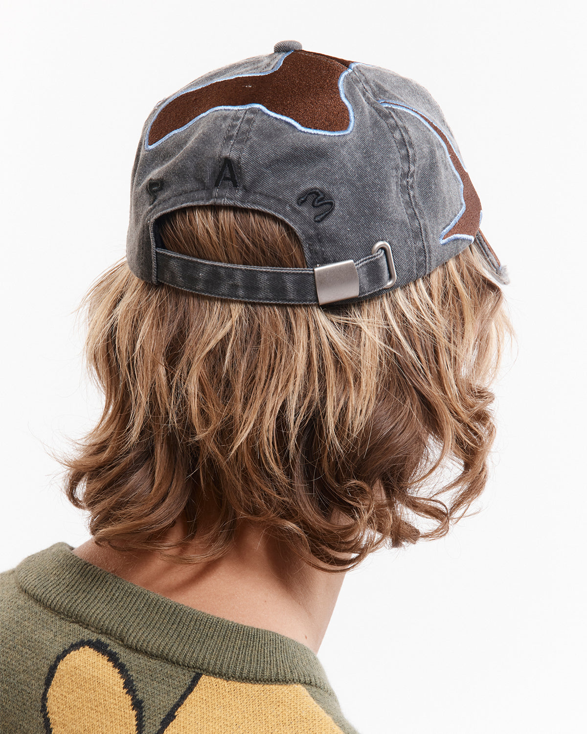Outline Logo Cap - Black Wash