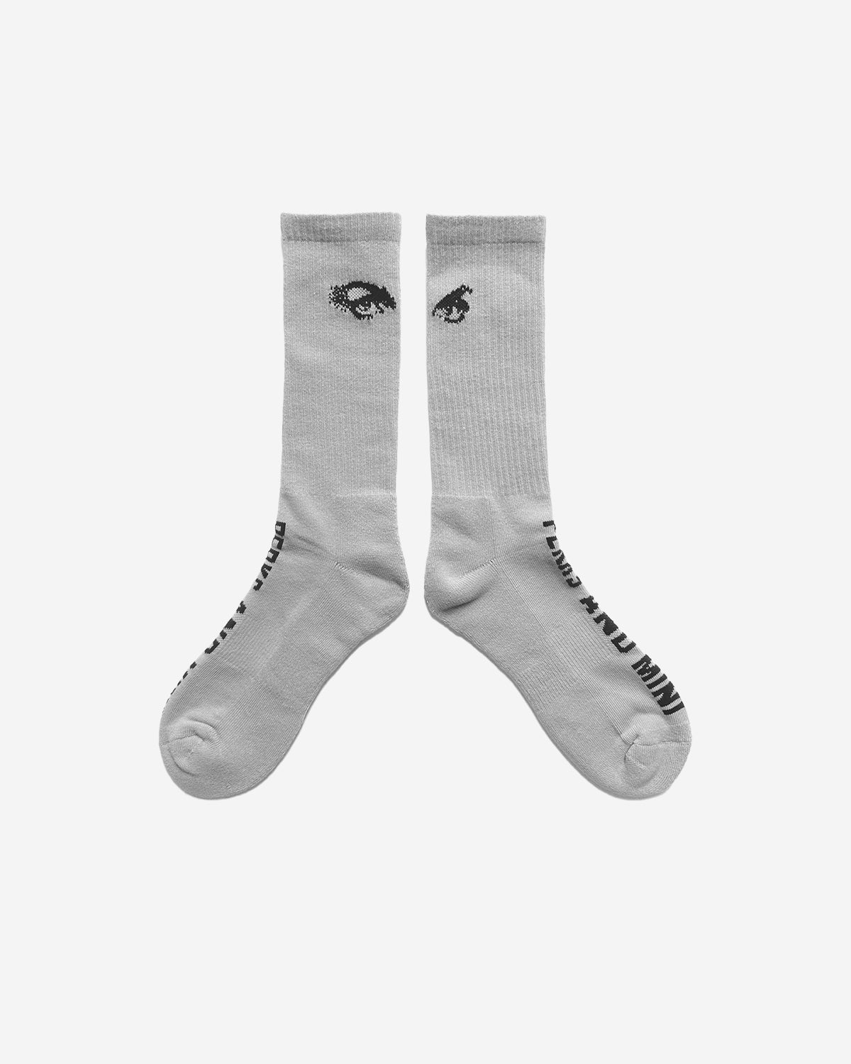 Pam 2 Pack Sport Socks - Grey And White