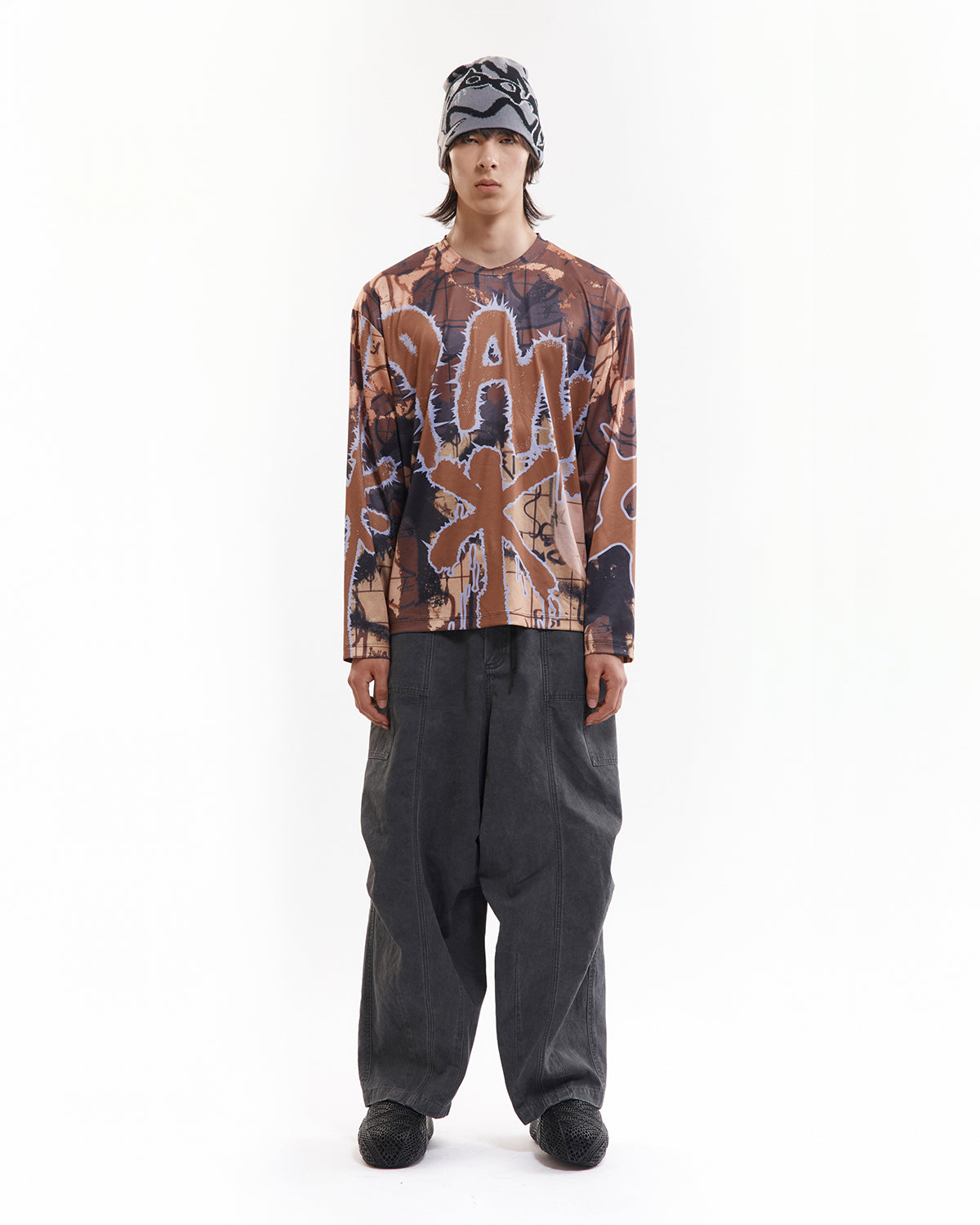 Patina LS Mesh Top - Multi