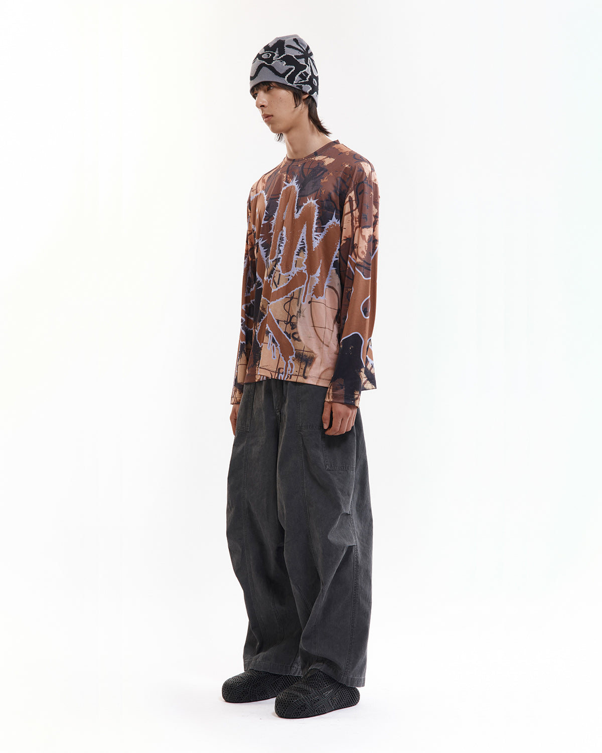 Patina LS Mesh Top - Multi