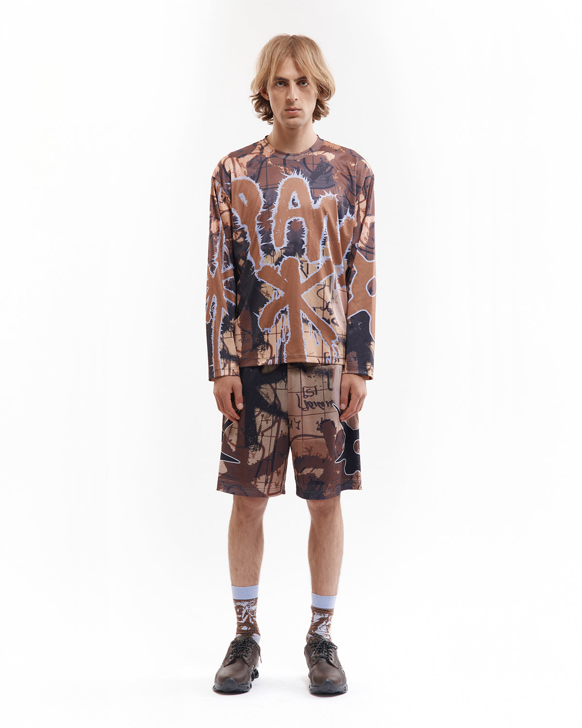 Patina LS Mesh Top - Multi