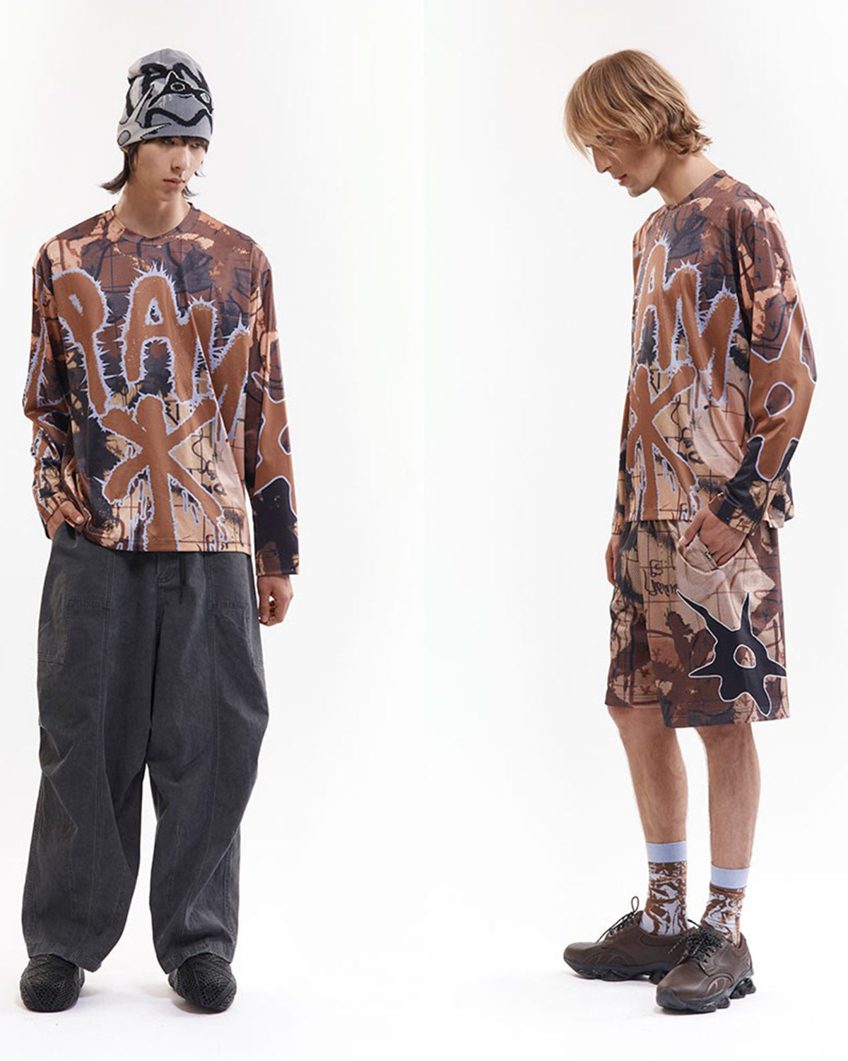 Patina LS Mesh Top - Multi