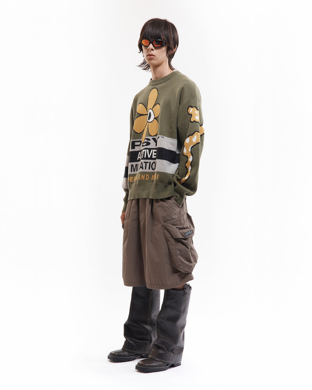World Melt Knit Crewneck - Multi