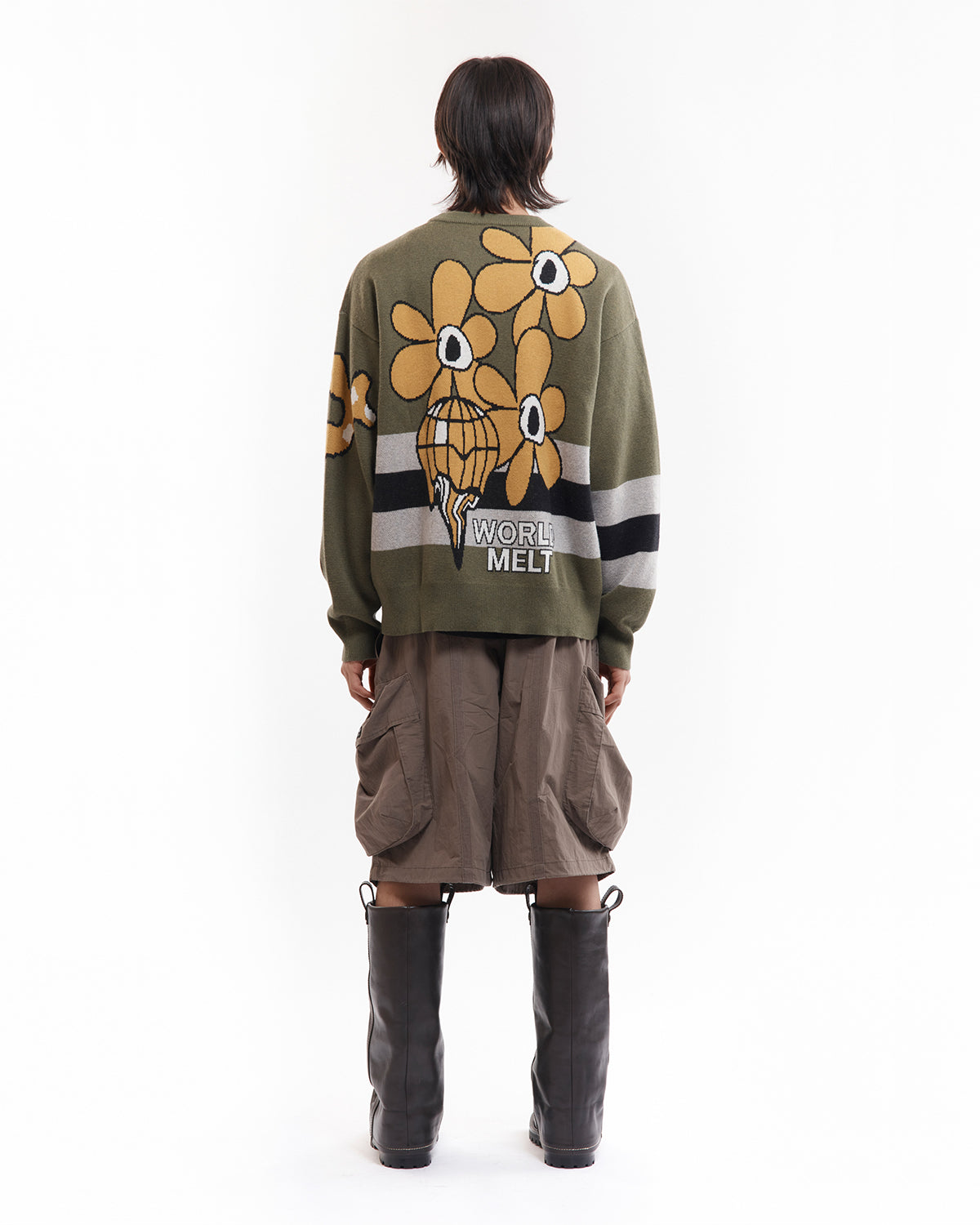 World Melt Knit Crewneck - Multi