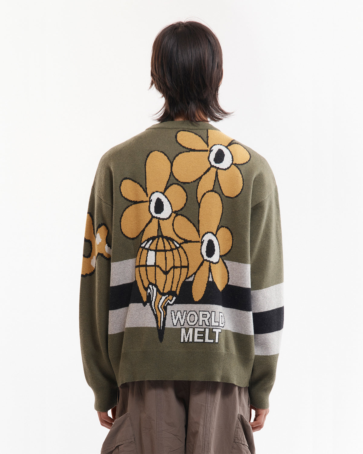 World Melt Knit Crewneck - Multi