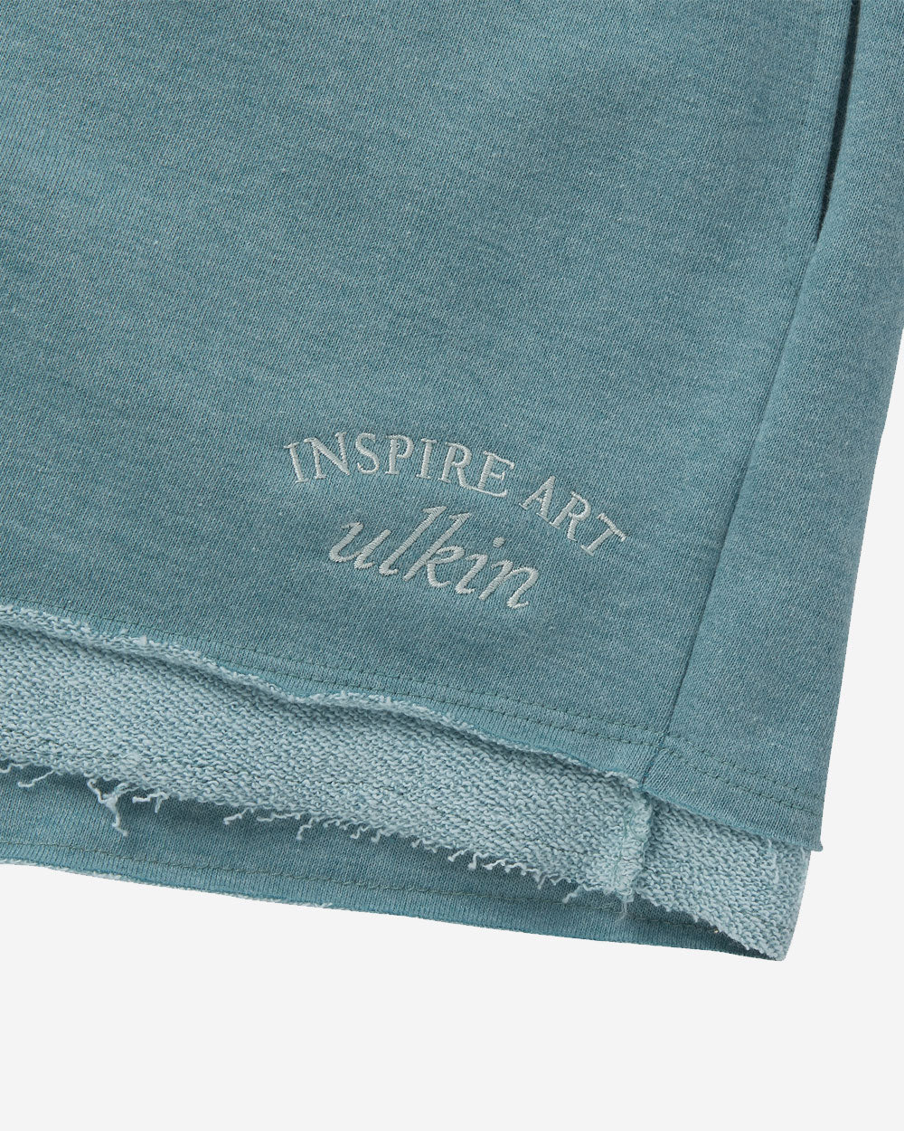 Inspire Art Logo Sweat Shorts -Blue Green