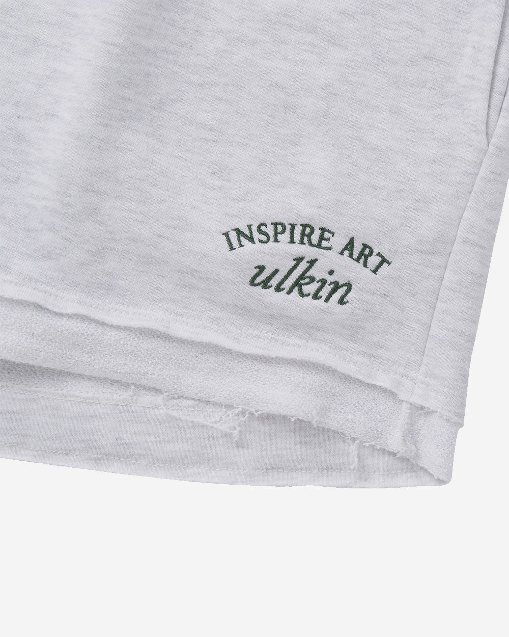 Inspire Art Logo Sweat Shorts - Light Grey