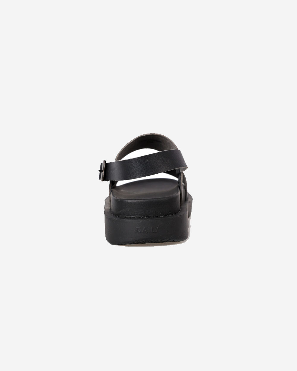 Santorini Sandals Leather - Black