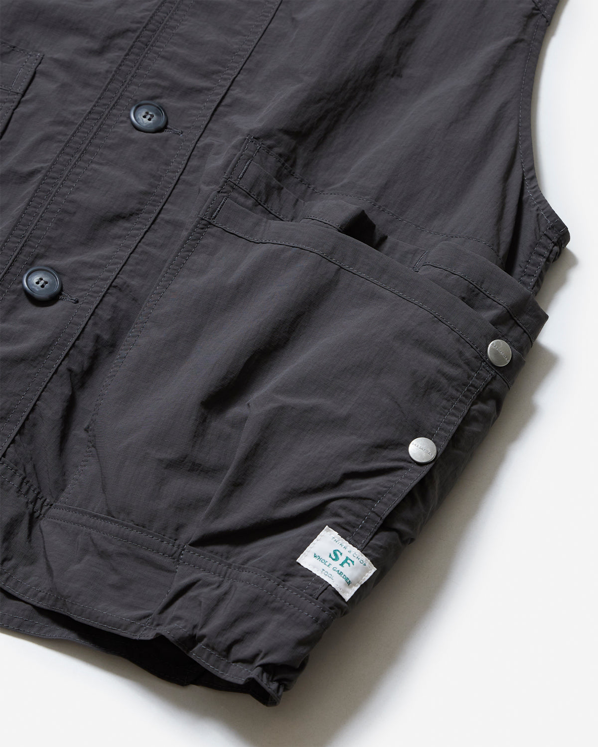 Overgrown Hiker Vest - Charcoal