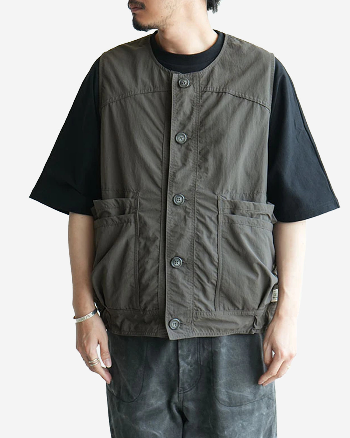 Overgrown Hiker Vest - Charcoal